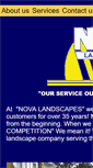 Mobile Screenshot of novalandscapes.com
